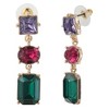BCBG Generation Multi-Gem Drop Earrings - 4 of 4