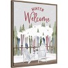 Amanti Art Winter Mountain Getaway portrait VII-Winter Welcome by Tara Reed Canvas Wall Art Print Framed 23-in. W x 28-in. H. - 2 of 4