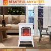 NicBex 22"W Electric Fireplace Freestanding Stove Heater Fireplace with 3D Realistic Flame & Touch Button,Overheating Protection,750W/1500W - 4 of 4