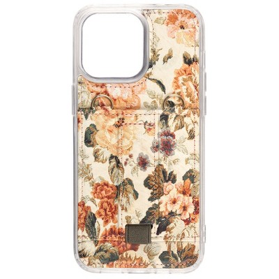 Walli Cases Foyer Floral Purse Phone Case with Wallet and Finger Strap