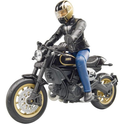 Bruder Scambler Ducati Cafe Racer with driver