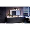 Urban Ambiance Luxury Contemporary Bath Light 8.5''H x 33.5''W,  Midnight Black Finish,  Louisville Collection, UHP4331 - 2 of 4