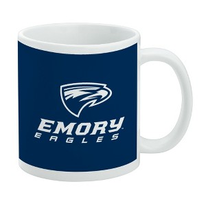 Emory University Primary Logo Ceramic Coffee Mug Novelty Gift Mugs for Coffee Tea and Hot Drinks 11oz White - 1 of 4