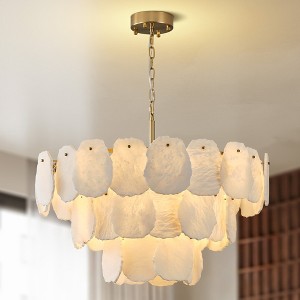 23-39"Modern Natural Marble Living Room Chandeliers - 1 of 4