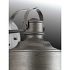 Progress Lighting Callahan Collection 1-Light LED Small Wall Lantern, Antique Pewter, Shade Included - 2 of 2