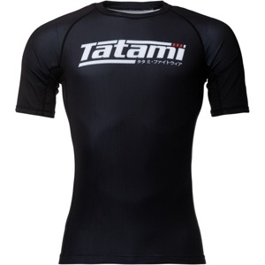 Tatami Fightwear Recharge Short Sleeve Rashguard - Black - 1 of 4