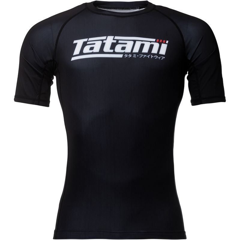Tatami Fightwear Recharge Short Sleeve Rashguard - Black, 1 of 6