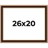 PosterPalooza | Weathered Gold Picture Frame - UV Acrylic, Backing Board, Hanging Hardware Included - 2 of 4