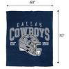 NFL Dallas Cowboys Vintage Arch Cozy Knit Throw Blanket - 3 of 3