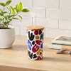17.5 fl oz Stainless Steel Straw Tumbler - Room Essentials™: Double-Wall, Multicolor, Bamboo Lid, Hot/Cold Drinkware - 2 of 3