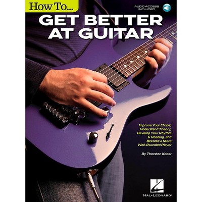 Hal Leonard How to Get Better at Guitar Book/Audio Online