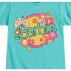 Girls' - Barbie - Retro Barbie Logo Fitted Short Sleeve Graphic T-Shirt - 2 of 4