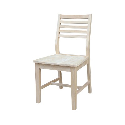 International Concepts Set of Two Aspen Slat Chairs