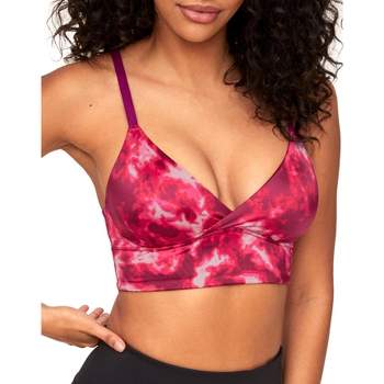 Adore Me Women's Lotus Low Support Ruched Bra Sports Bra