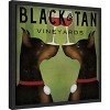 Amanti Art Double Doberman Vineyards by Ryan Fowler Canvas Wall Art Print Framed 16-in. x 16-in. - 3 of 4