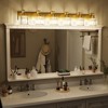 Crystal Gold Bathroom Vanity Light Modern Bathroom Light Fixtures Over Mirror Modern Crystal Vanity Lighting - 4 of 4