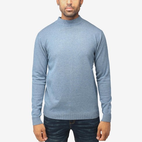 X RAY Men's Soft Slim Fit Turtleneck, Mock Neck Pullover Sweaters for  Men(Big & Tall Available) in HEATHER SLATE Size Small