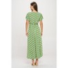 WEST K Women's Georgia Faux-Wrap Maxi Dress with High-Low Hem and Tie Waist - 4 of 4