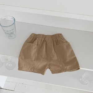 MyKids-USA Summer New Arrival Boys Versatile Casual Solid Color Utility Shorts - 1 of 4