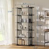 ODK 6 Tier Bookshelves, Bookcase Shelf Storage Organizer for Garage Kit, CDs, Movies, Industrial Free Standing Storage Shelving Unit for Home Office - 3 of 4