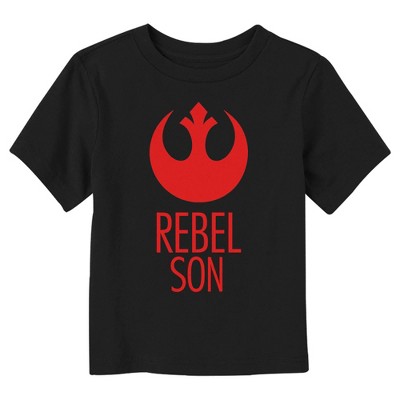 Toddler's Star Wars Rebel Son Logo T-shirt - Black - 3t : Target