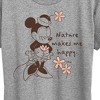 Women's - Disney - Minnie Mouse Nature Makes Me Happy Short Sleeve Graphic T-Shirt - 2 of 4