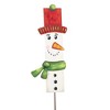 Round Top Collection 37.0 Inch Snowmen Planks Set Christmas Frosty Snow Carrot Decorative Garden Stakes - 2 of 3