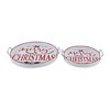 Cheung's Melica Set of 2 Merry Christmas Trays - 2 of 4
