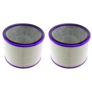 Nispira 2 in 1 HEPA Filter Activated Carbon Filter for HP01 HP02 DP01 Pure Cool Link Desk & Pure Hot Cool Link Air Purifiers. 2 Packs - 1 of 2