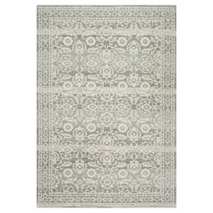 Sterling Gray Abstract Loomed Area Rug - (4
