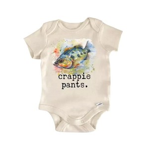 Fishing Crappie Newborn Baby Onesie® Bodysuit GS1 - 1 of 4