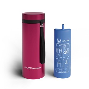 4ALLFAMILY Nomad Medium & Big Diabetes Insulin and Medication Coolers, Blue or Red, TSA Approved Biogel Ice Pack - 1 of 4