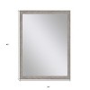 HomeRoots 40" Silver Accent Mirror - 3 of 4