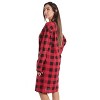 Just Love Women's Long Sleeve Cotton Nightgown - Cozy Sleepwear & Lounge Dress - 2 of 3