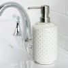 LunaLulinlk Glazed Textured Ceramic Lotion Pump in Creamy White - 2 of 4
