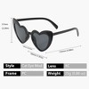 Anna-Kaci Active Women's Vibrant Heart-Shaped Fashion Sunglasses UV400 Protection - 4 of 4