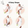 3pk Soothe Baby Swaddle 0-6 Months, Organic Baby Swaddle Sleep Sacks, Newborn, Infant Swaddle Sack - 3 of 4