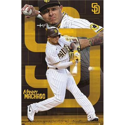 Cooperstown Collection San Diego Padres MANNY MACHADO Sewn THROWBACK B –