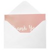 Best Paper Greetings 48 Pack Pink and Sage Green Thank You Cards with Envelopes Bulk for Weddings, Baby Showers, Business (4 x 6 In) - 4 of 4