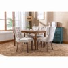 NicBex Farmhouse Velvet Dining Chairs Set of 2, Tufted Upholstery with Nailhead Trim & Solid Wood Legs, Table Side Accent Chairs - 3 of 4