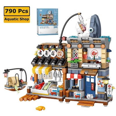790 Pcs DIY MOC Japanese Building Toys Sets for Children 6-15+