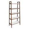 NicBex 5-Tier Mid-Century Modern Bookshelf,73" Tall Book Rack with Solid Wood Frame for Bedroom,Living Room,Office,Easy Assembly - 2 of 4