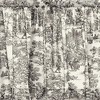Ellis Curtain Victoria Park Toile Room Darkening Window Rod Pocket Pair Set With 2 Tiers - 2-Piece - 68x24" - 4 of 4