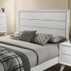 miBasics Sunflare Modern Wood Panel Bed White - 4 of 4