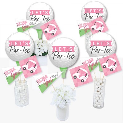 Big Dot Of Happiness Golf Girl - Pink Birthday Party Or Baby Shower  Centerpiece Sticks - Table Toppers - Set Of 15 : Target