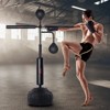 VEVOR Boxing Speed Trainer, Punching Bag with Stand, Reflex Boxing Bag for Teens & Adults, Height Adjustable Free Standing Strike Bag Set - 2 of 4