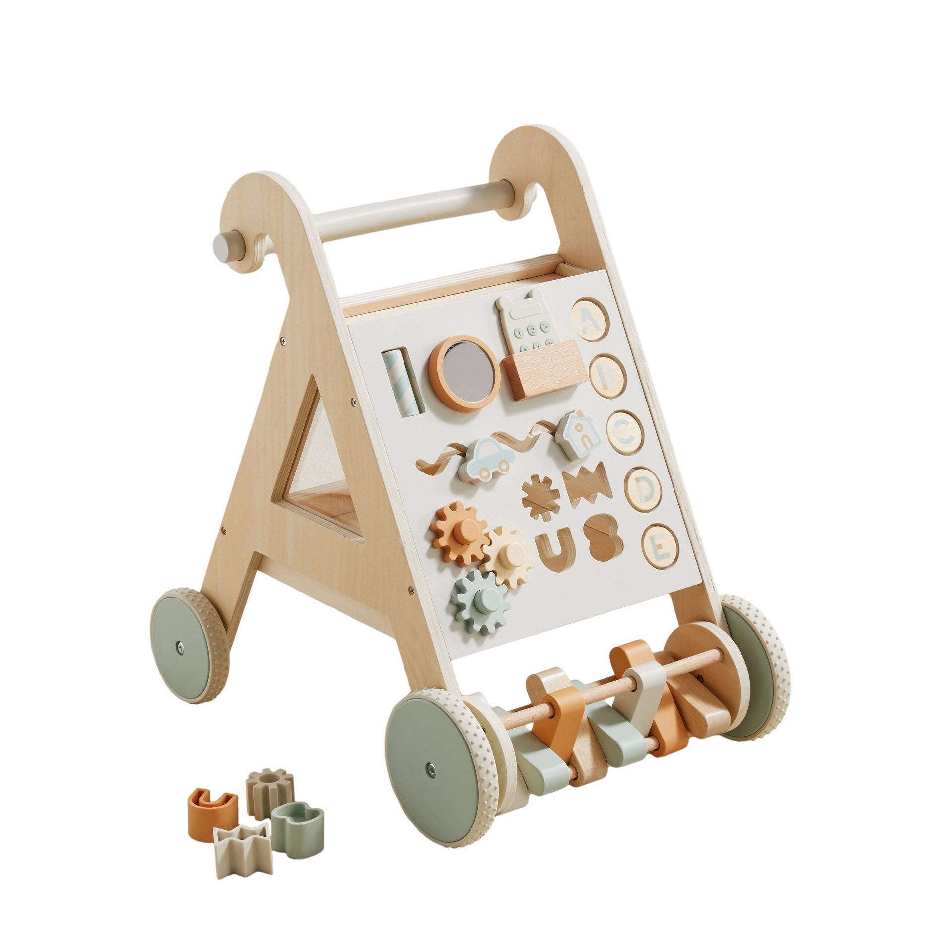 Wonder & Wise Step Right Up Push Walker Toys - 6pc