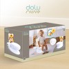Dolu Nuve Tiger Baby Toddler Potty Chair Light Sound Toilet Paper Holder, White - 4 of 4