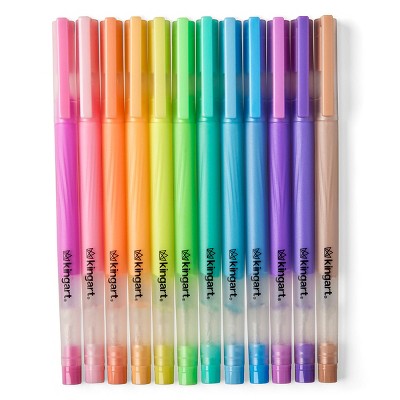 KINGART Gel Pens 12 Pastel Colors