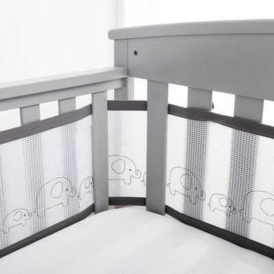 Mesh crib hot sale bumper